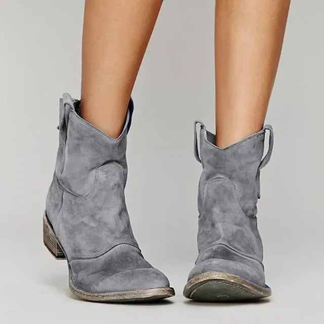Charly | Cowboy Ankle Boot in Vintage Style