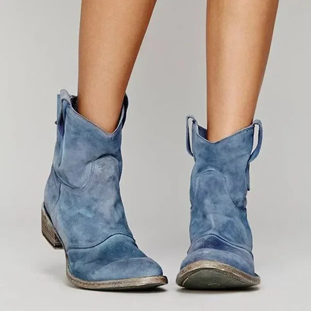 Charly | Cowboy Ankle Boot in Vintage Style