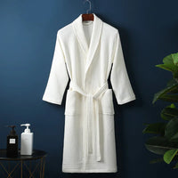 Sisica | CozyCotton Premium Bathrobe made of Cotton | Soft & Breathable | Perfect for Men & Women | With Pockets