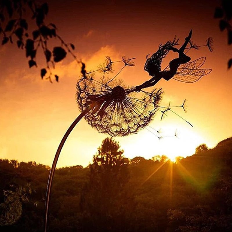 Charly | Dancing Fairy Statue Steel - FairyDancer™