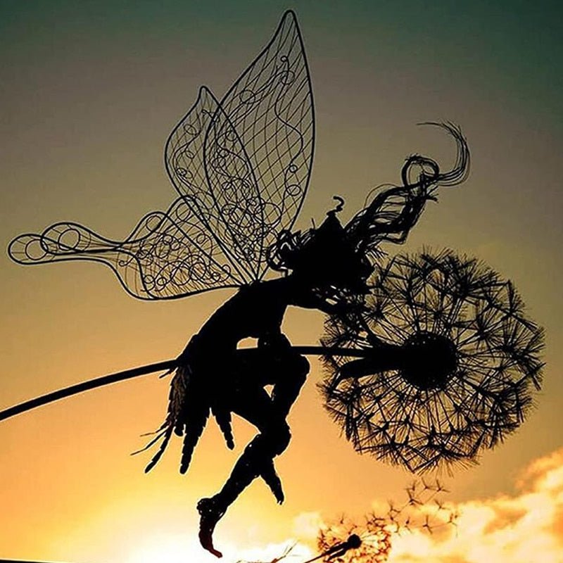 Charly | Dancing Fairy Statue Steel - FairyDancer™