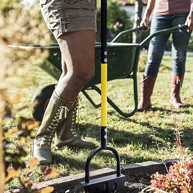 Charly | EdgeMaster Lawn Edger | Half-Moon Design with Wavy Edge | Manual Tool for Clean Lawn Edges & Beds