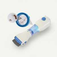 Sisica | Electric Lice Remover | Vacuum Suction Technology | Stainless Steel Tooth System | Chemical-Free Nits Extraction | Integrated LED Control Light | Includes Hygiene Filter