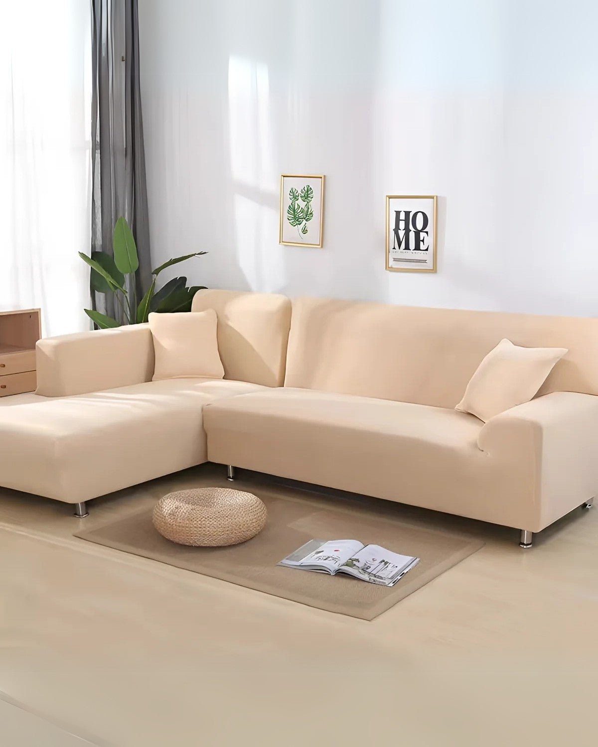 Charly | Elegant Modular Sofa Covers with Flexible Fit for Corner and Modular Sofas