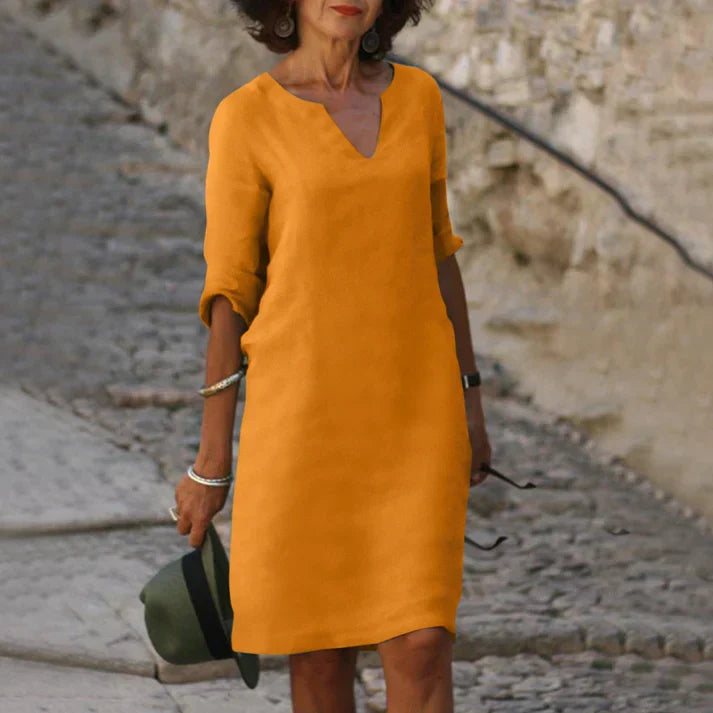Charly | Elegant Summer Dress with V-Neck