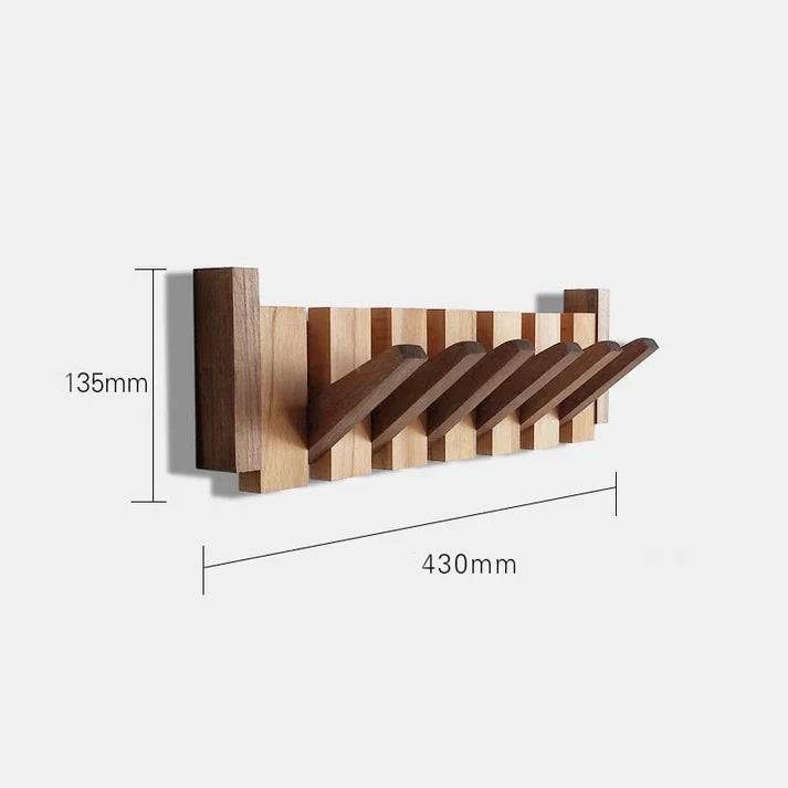 Charly | Elegant Wooden Coat Rack for Piano Hanging Clothes Storage