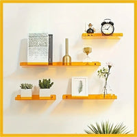 Sisica | Floating Wall Shelf - Modern Bathroom Storage - Acrylic