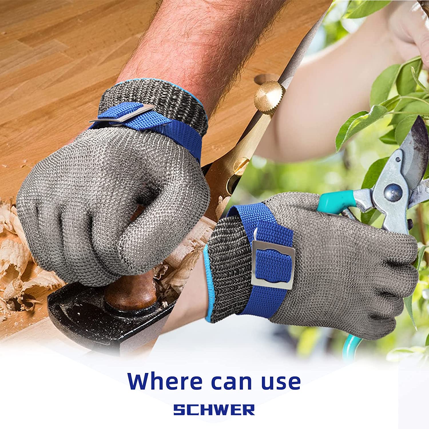 Charly | Food grade stainless steel mesh metal glove