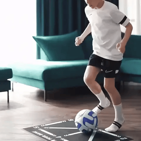 Charly | Football Pro Training Mat | Non-Slip, 2x2m Space for Skill Improvement and Home Training