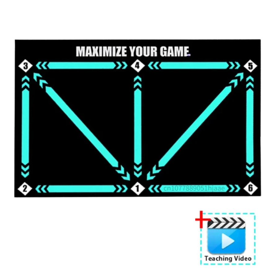 Charly | Football Pro Training Mat | Non-Slip, 2x2m Space for Skill Improvement and Home Training