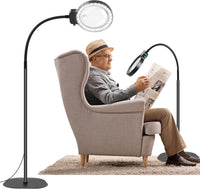 Sisica | Magnifying Lamp with LED for Crafts, Reading & Hobbies