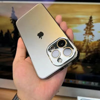 Sisica | Galvanized Matte Acrylic Tempered Glass iPhone Case