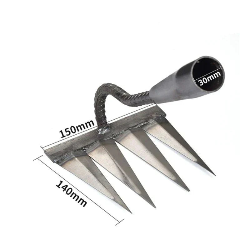 Charly | Garden Hand Weeding Cultivator with Sharp Tines