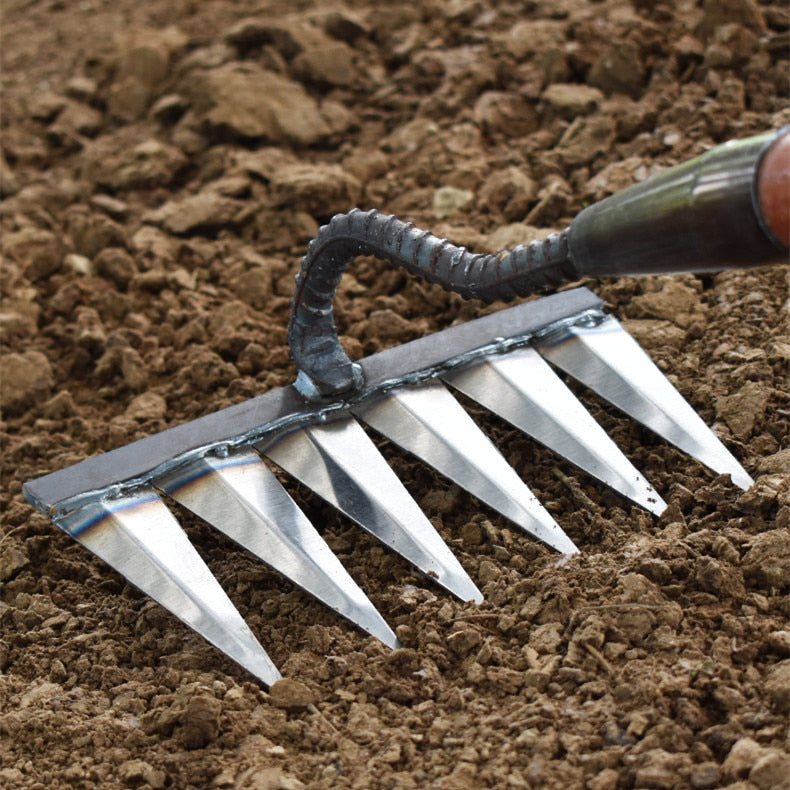Charly | Garden Hand Weeding Cultivator with Sharp Tines
