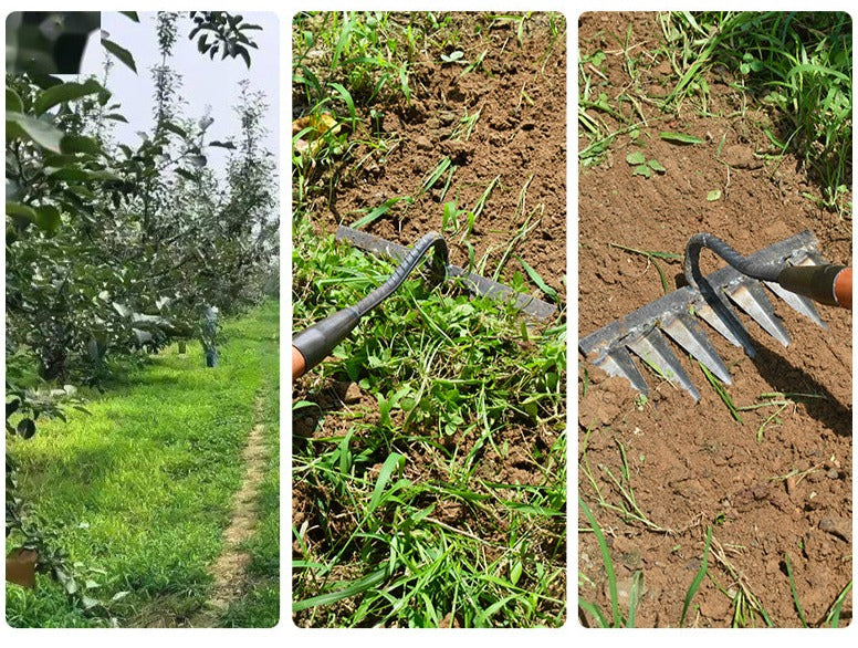 Charly | Garden Hand Weeding Cultivator with Sharp Tines