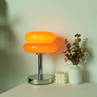 Sisica | Colorful Pattern Glass Accent Lamp | Kids Night Light