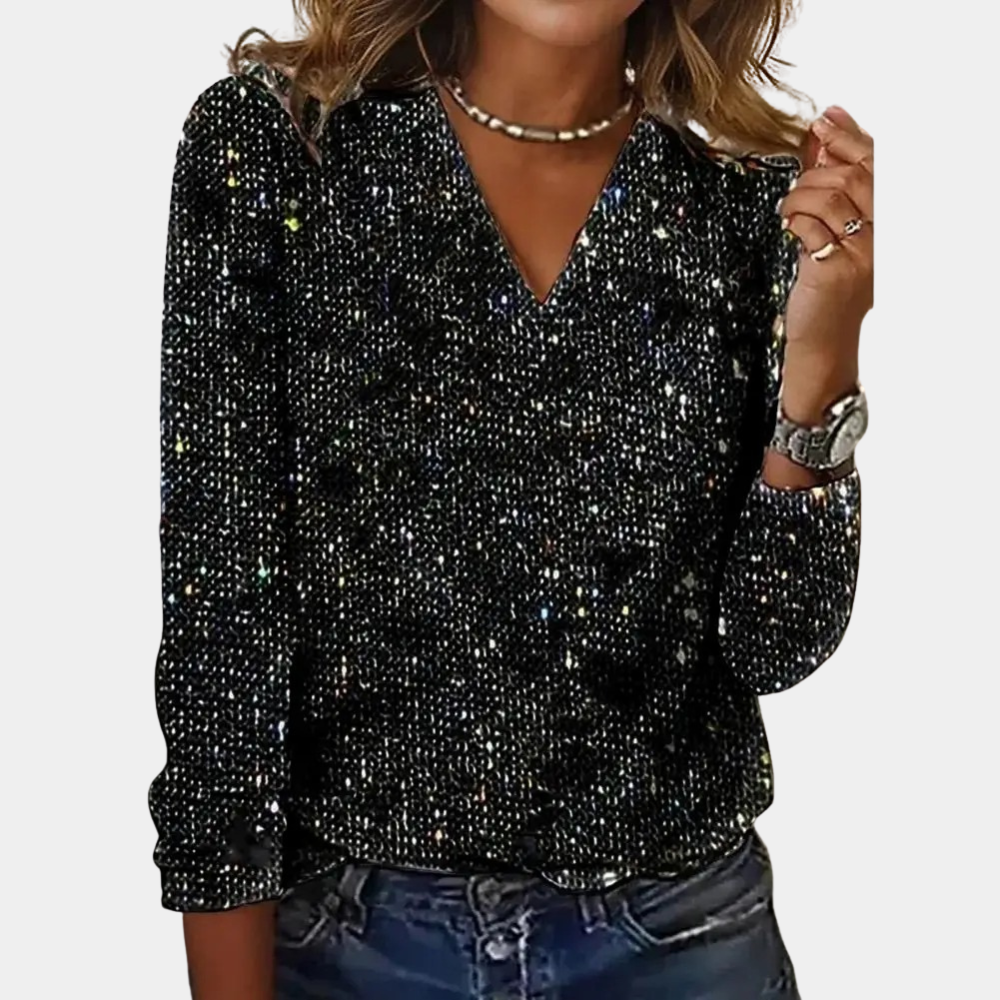 Charly | Glitter Top for Women