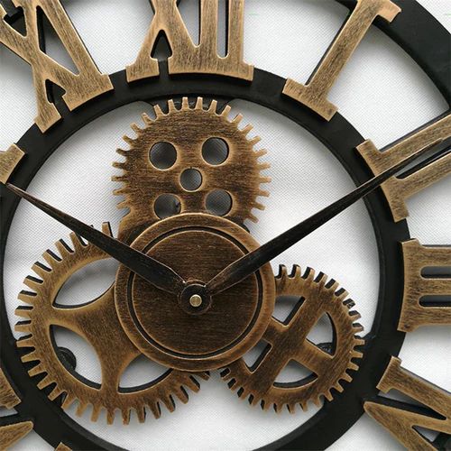 Charly | Industrial Wall Clock | Vintage Mechanical Design