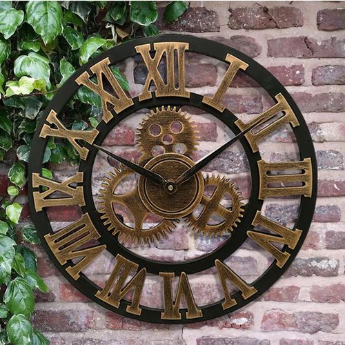 Charly | Industrial Wall Clock | Vintage Mechanical Design