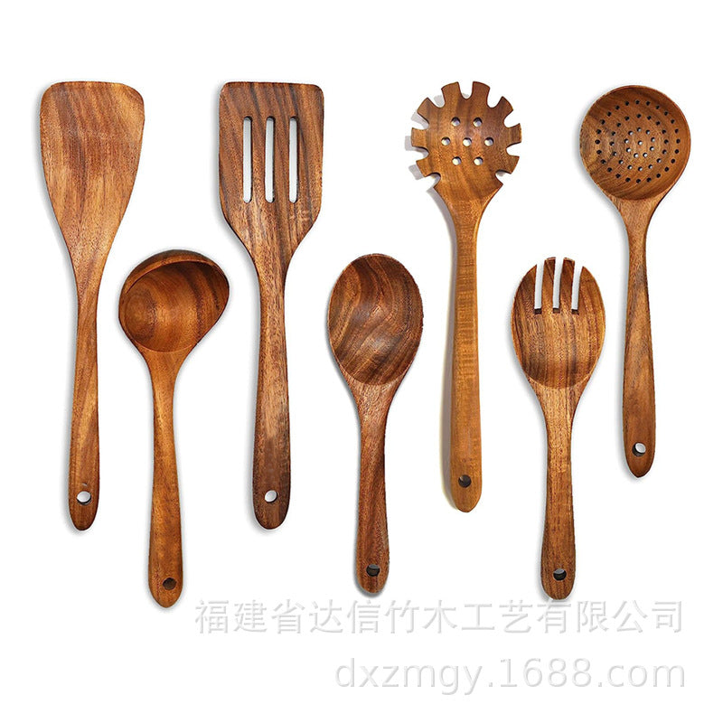 Charly | Kitchen Set Made of Natural Teak Wood