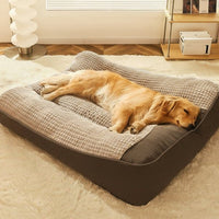Sisica | Large Scratch-Resistant Dog Bed with Orthopedic Back Support