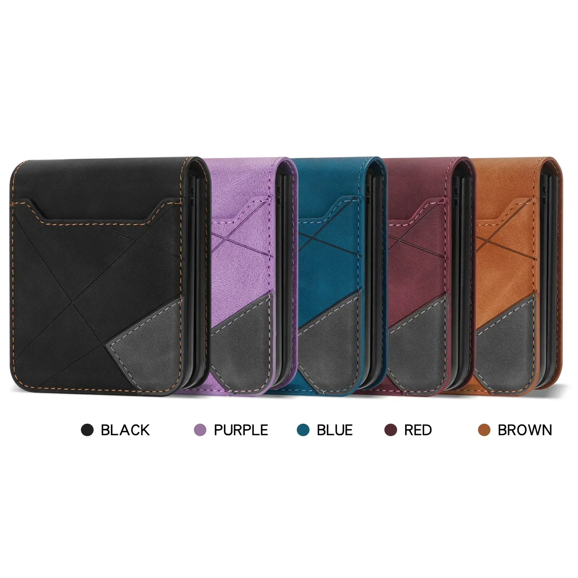 Charly | Leather Wallet Case for Samsung Galaxy Z Flip Series