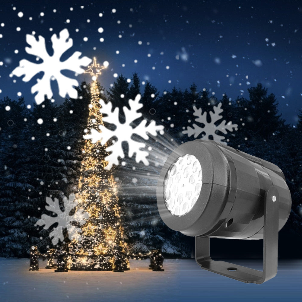 Charly | LED Christmas Projector Snowflake Light Show – Waterproof Outdoor Lamp with 16 Patterns