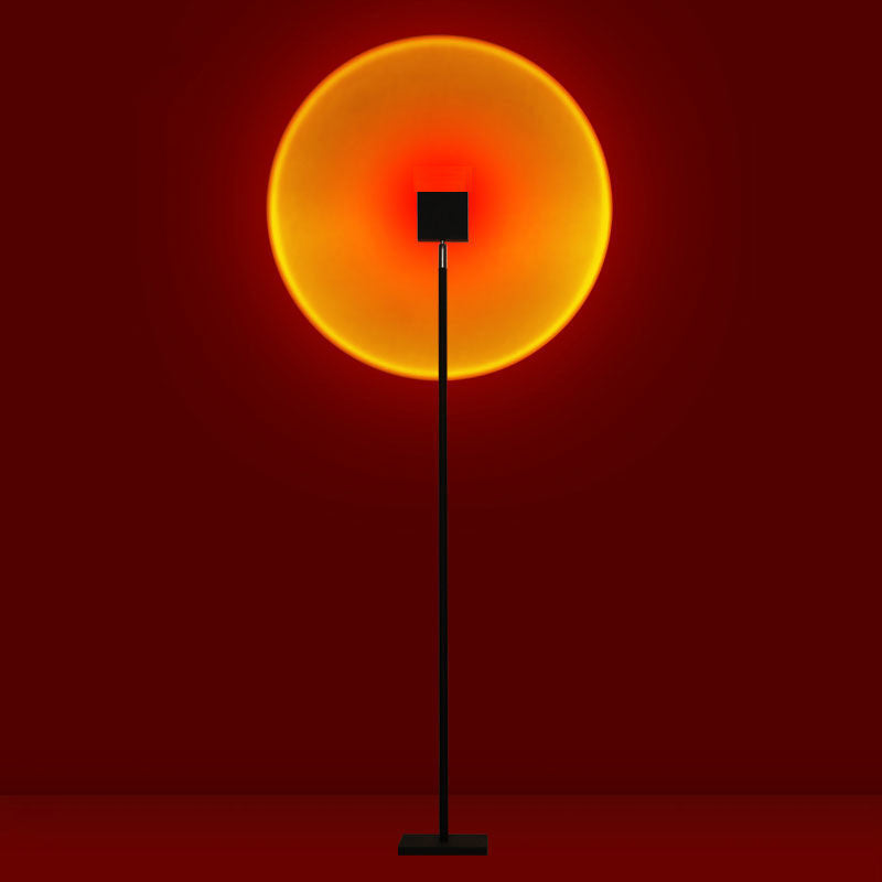 Charly | LED Color Projector Floor Lamp | Minimalist Halo Light Effect