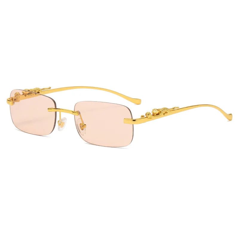 Charly | LEOPARDVIEW – Stylish Rimless Sunglasses with UV400 Protection