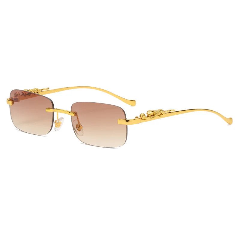 Charly | LEOPARDVIEW – Stylish Rimless Sunglasses with UV400 Protection