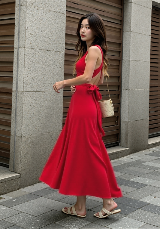 Charly Long Club Dress