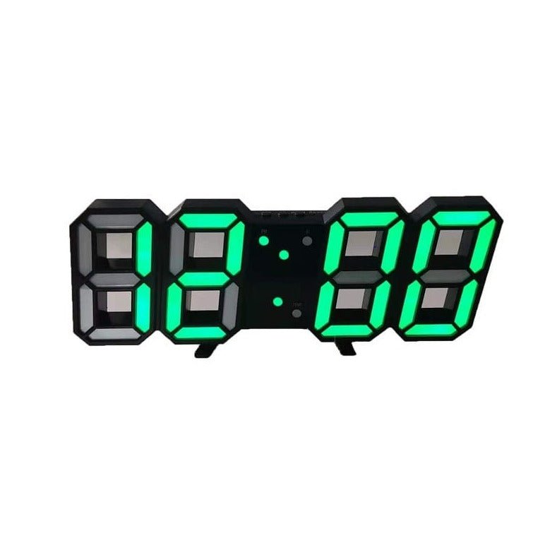 Charly | LumiSync 3D LED Wall Clock – Modern Digital Clock with Dimmable Lighting