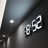 Sisica | LumiSync LED Digital Clock - 3D Effect with Dimming