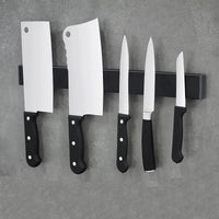 Sisica | Magnetic Knife Holder – Wall Mounted Black Steel Storage