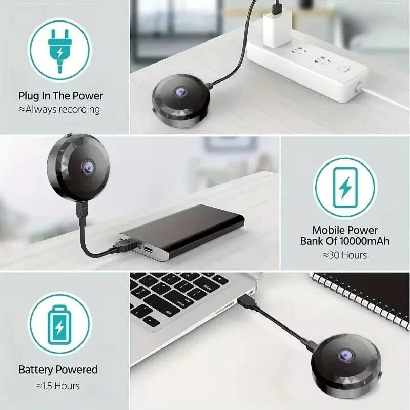 Charly | Magnetic Mini WiFi Camera 1080P HD for Discreet Monitoring