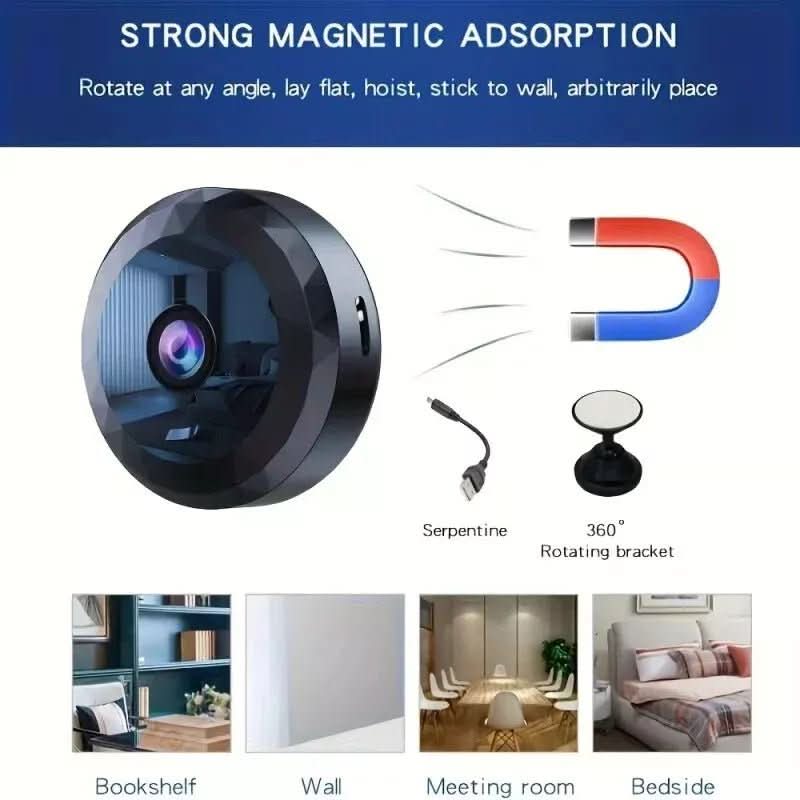 Charly | Magnetic Mini WiFi Camera 1080P HD for Discreet Monitoring