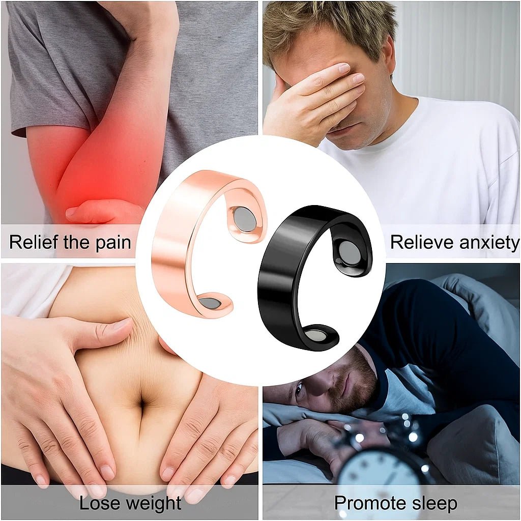 Charly | Magnetic therapy ring for lymphatic drainage, circulation, and well-being