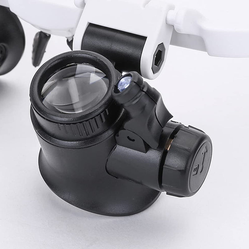 Charly | Magnifying glasses with LED lamps for double eyes