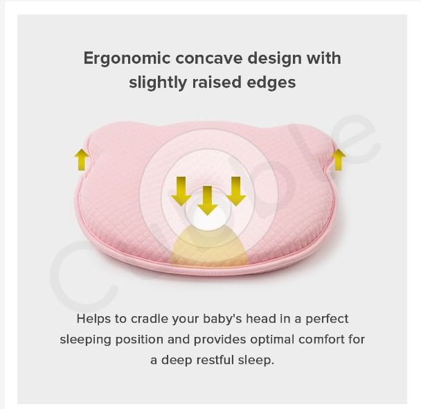 Charly | Memory Foam Baby Pillow - ErgoNest