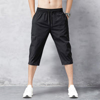 Men's Breathable Athletic 3/4 Pants