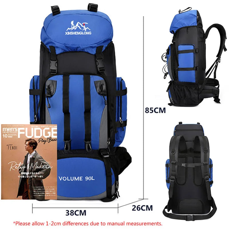 Charly | Men's 90L Hiking Backpack with Multiple Compartments