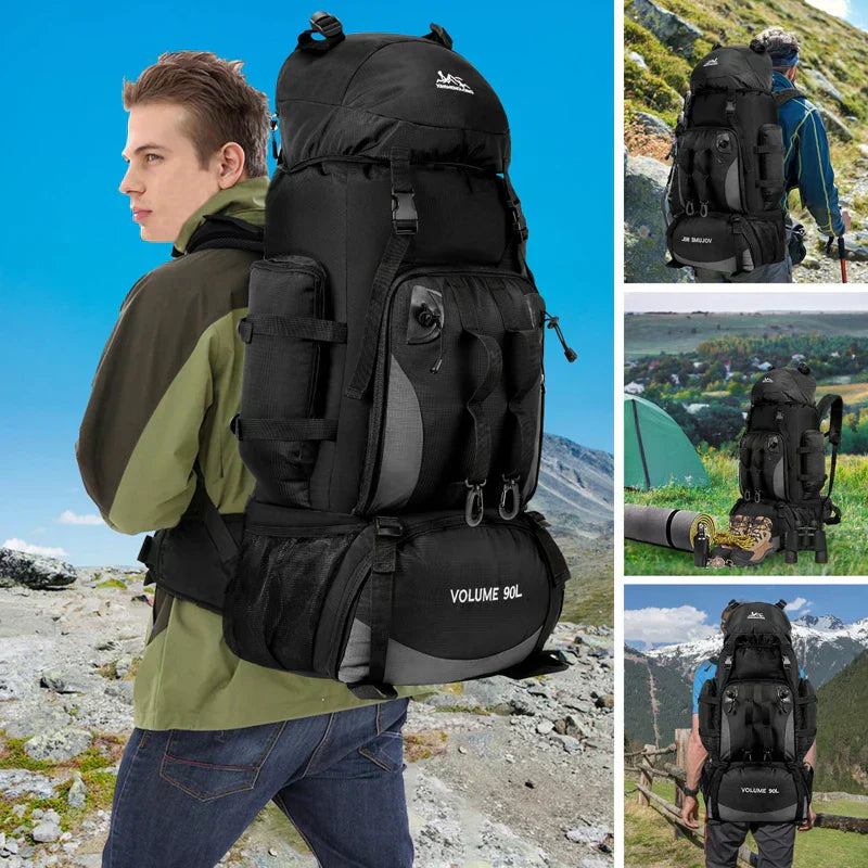 Charly | Men's 90L Hiking Backpack with Multiple Compartments