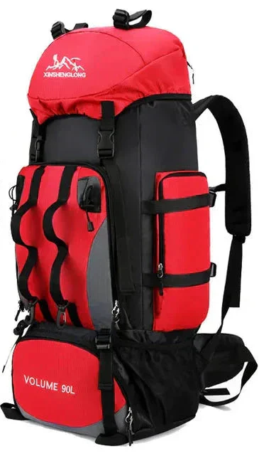 Charly | Men's 90L Hiking Backpack with Multiple Compartments