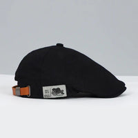 Sisica | Men's Adjustable Flat Cap with Leather Strap