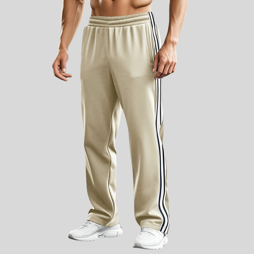 Charly | Men's Athletic Track Pants with Side Stripes
