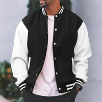 Men's Classic Baseball Bomber Jacket