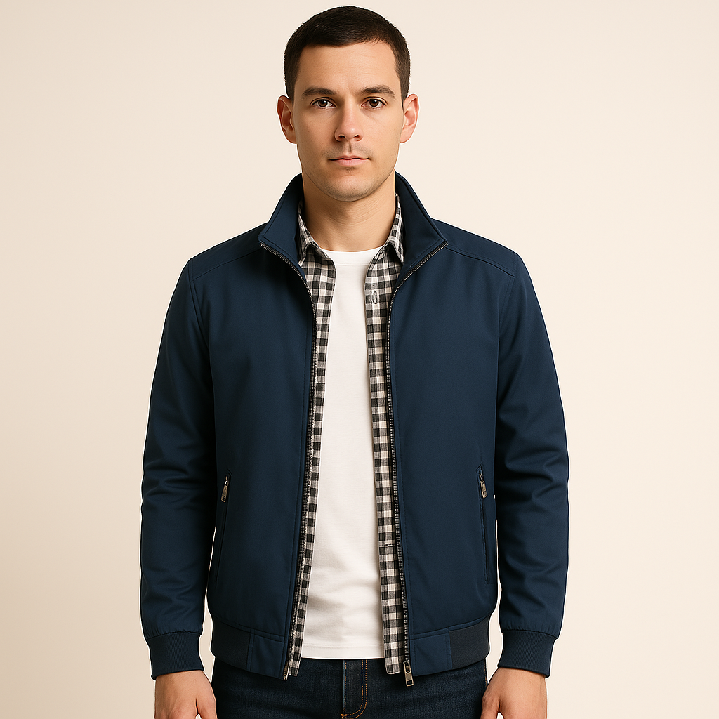 Charly | Men's Bomber Jacket with Zipper Pockets