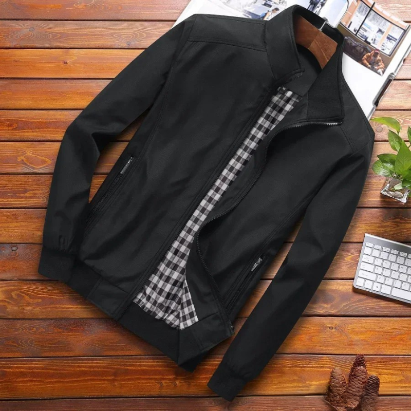 Charly | Men's Bomber Jacket with Zipper Pockets