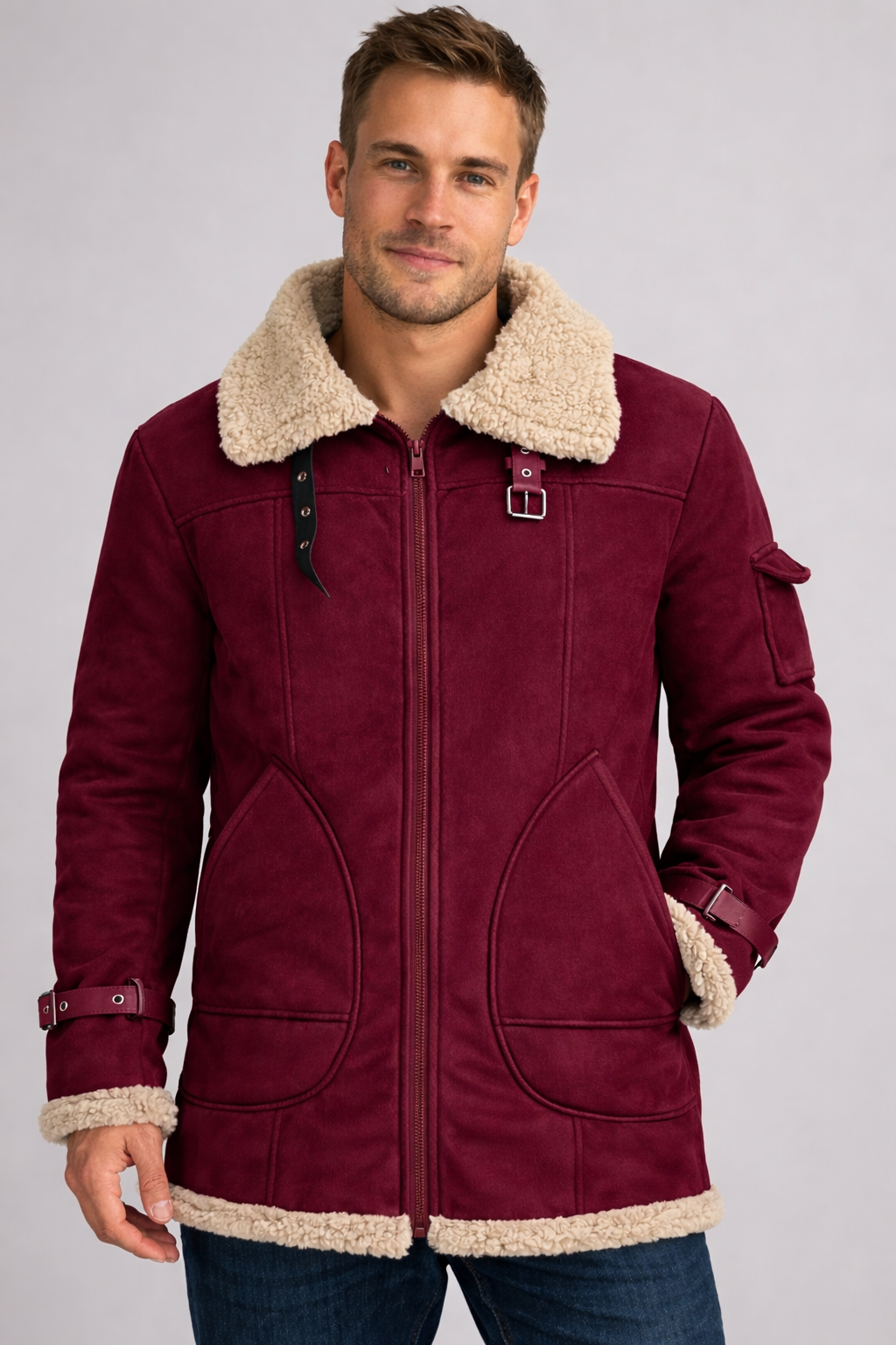 Charly Men's Camel Stylish Flying Jacket