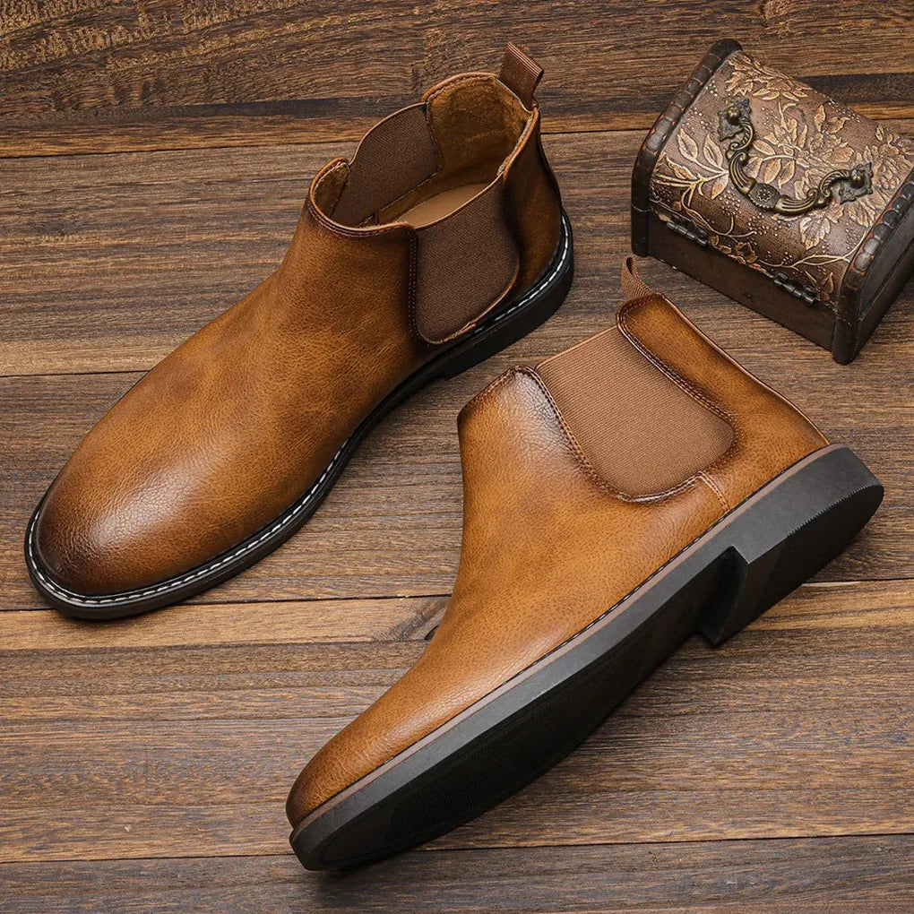 Charly | Men's Chelsea Boots with Elastic Side Panels